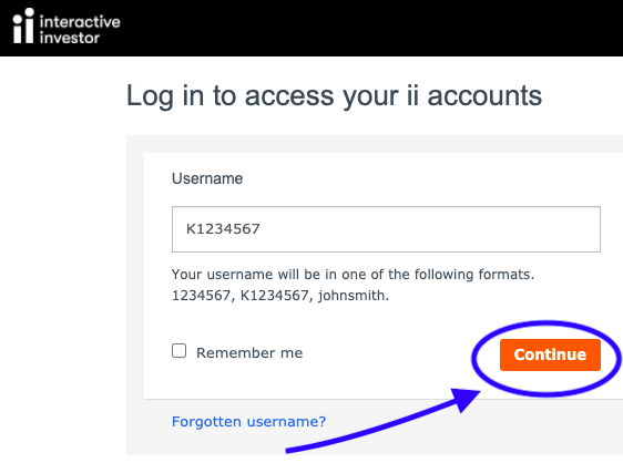 Interactive Investor Login UK Online www ii co uk