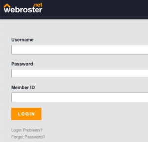 Webroster Login