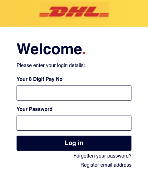 DHL Payslip