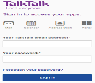 talktalk webmail login