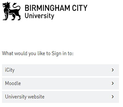 bcu icity login