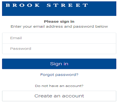 brook street online login