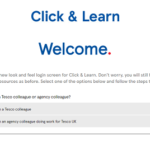 tesco click and learn