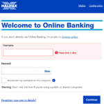 Halifax Online Login