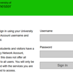 University of Chester Uni Portal login