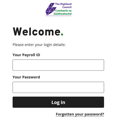 My View Highland Council login