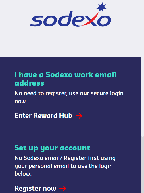 sodexo reward hub